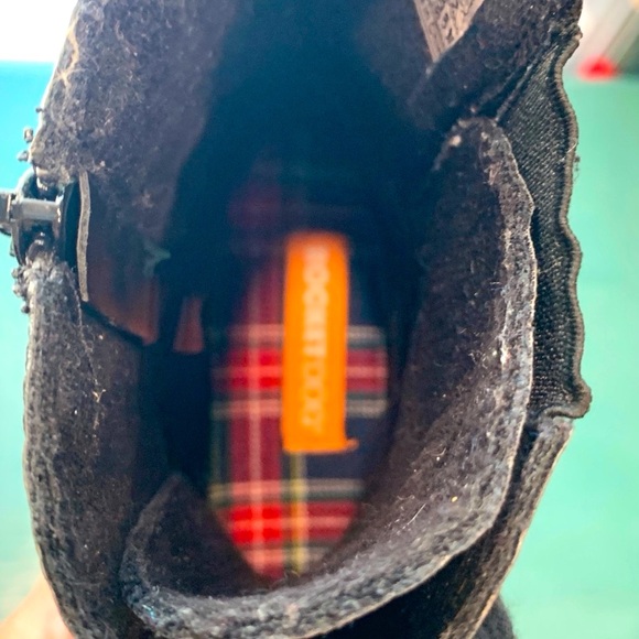 Rocket Dog Ladies Black Combat Boots Size 8 - Picture 5 of 7